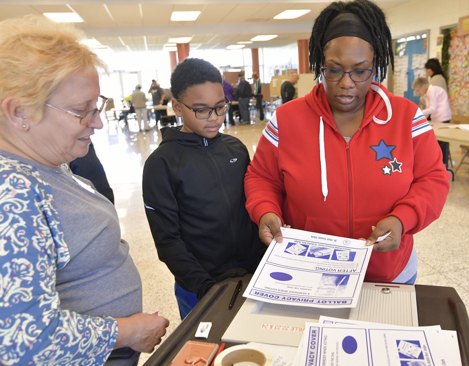 Midterm election voting in Belleville area
